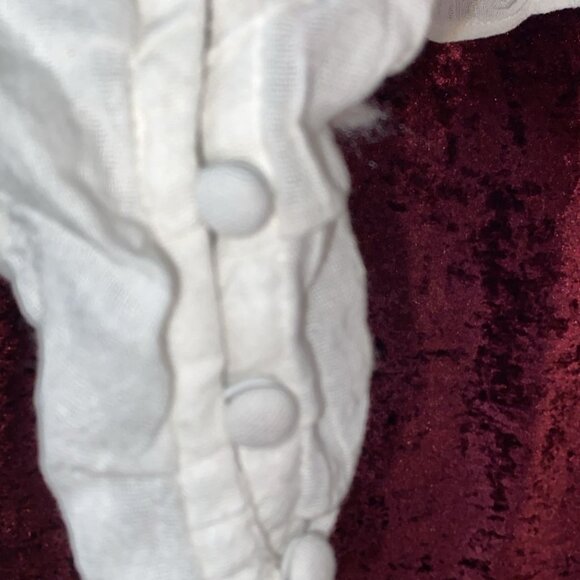 Free People Chloe White Puff Sleeve Blouse - Picture 4 of 6